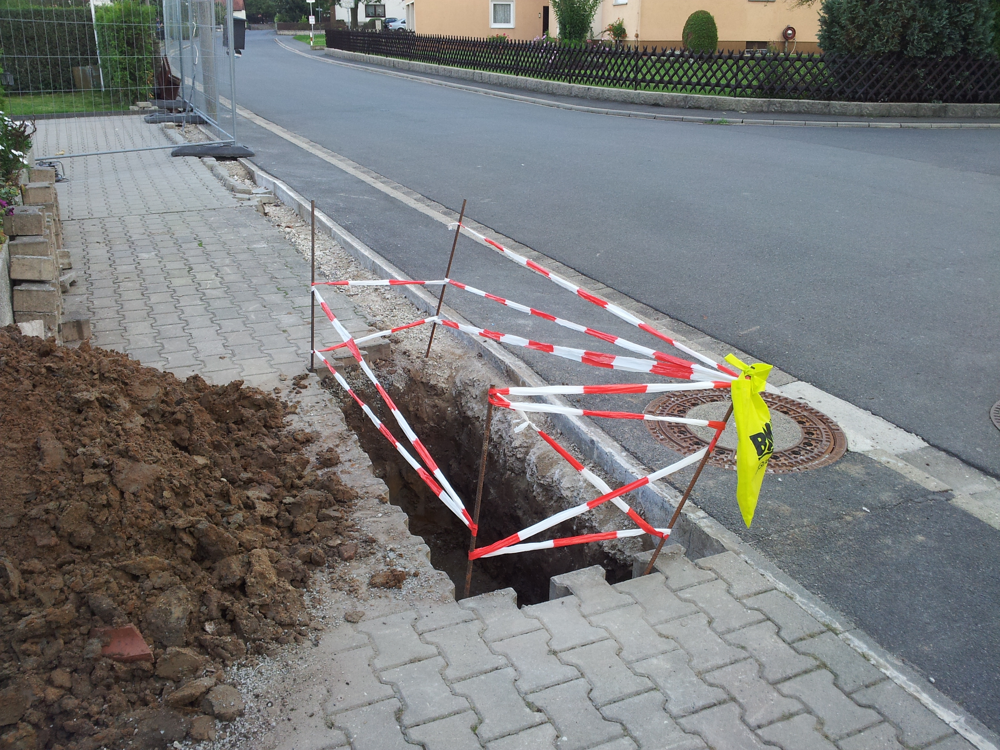 Schiebetor mit Doppelstabzaun Bild 3
